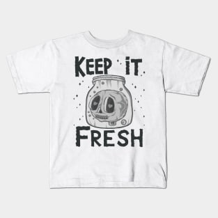 Keep It Fresh Skull Cute Creepy Skull in Jar Kids T-Shirt